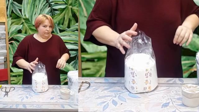 Упаковка памперсов в виде торта