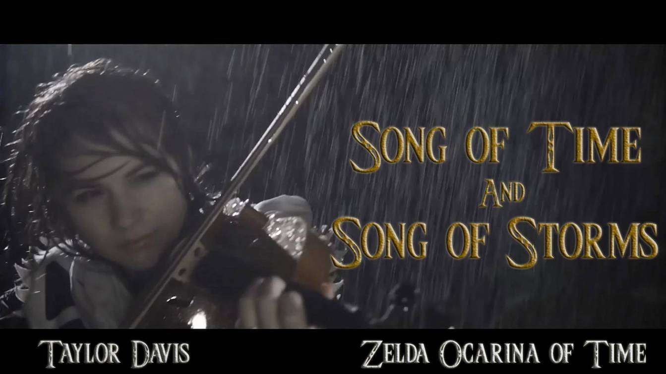 Song Of Time And Song Of Storms _Zelda OoT_ Violin Cover - Taylor Davis