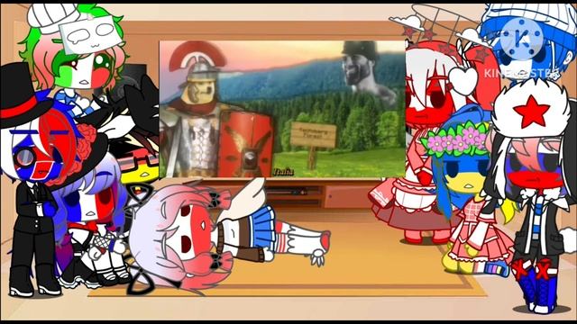 Countryhumans react to Normal day in Europe  OLD
