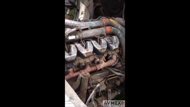 Проверка двигателя DSC14.10 от SCANIA 143 перед снятием с машины