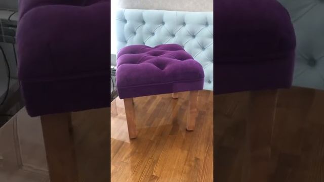 Пуф, банкетка, каретная стяжка