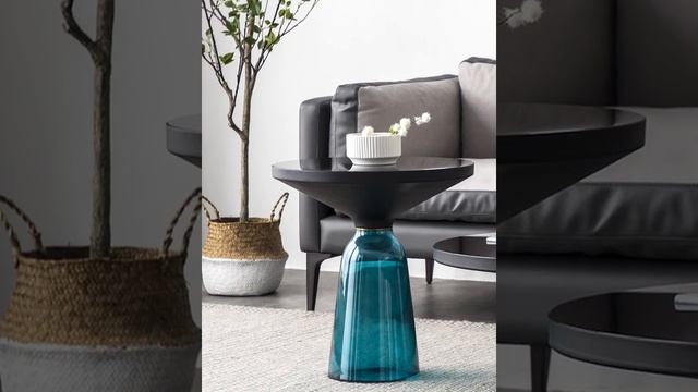 Large Study Hotel Glass Coffee Table Tempered Glass Small Side Table Bedside Living Room Furniture