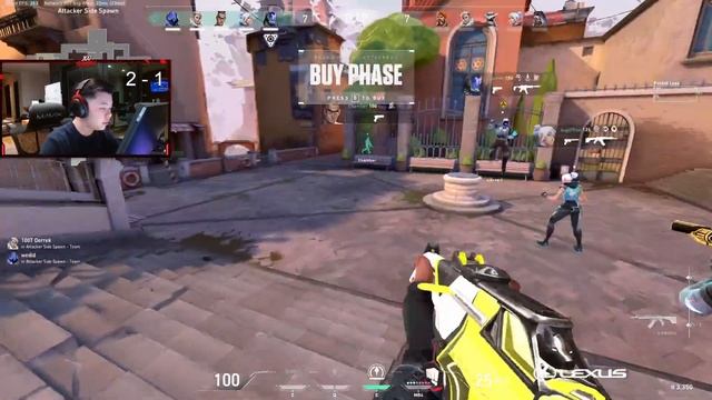 100T Derrek Dominating As Sova! [ Valorant Pro Replays ]