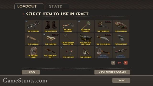 Team Fortress 2 Crafting - Cow Mangler 5000 And The Righteous Bison