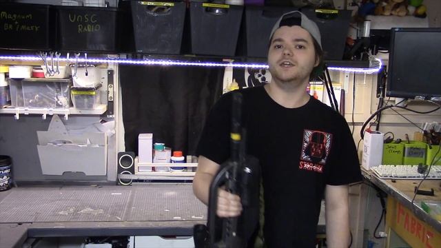 Halo: 3D Printed Battle Rifle (Prop Showcase)