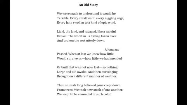 Tracy K. Smith Reading Her Poem 