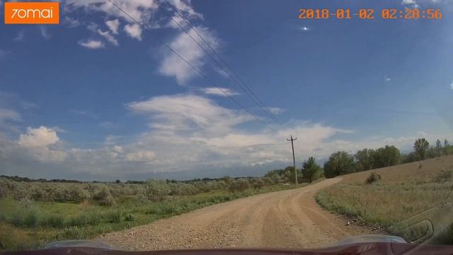 Алматинская область. Поселок Космос. Дорога к церкви. Май 2023. Казахстан. Kazakhstan. The Roads.