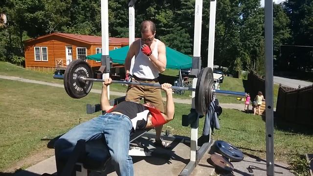 Fruit Based Vegan Benches 1.75 X BW W/ Dr. Rick Dina At The Woodstock Fruit Festival