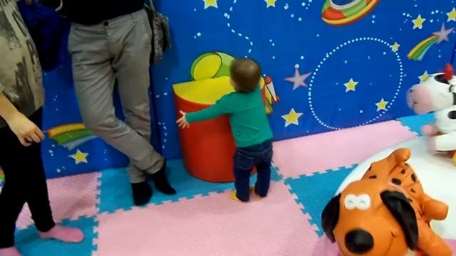 Самое первое видео Настюши. КОСМО детский развлекательный центр