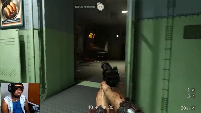 RUNNING PAST THE BOSS | Wolfenstein 2: The New Colossus  (BLIND) Walkthrough / Gameplay  - Part 7