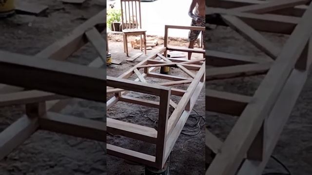 Bench Mahogany Wood