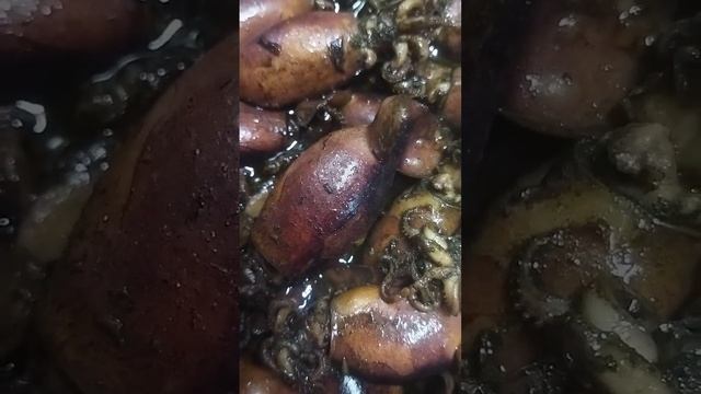 #pinatuyong Adobo Pusit Yummy 🥰👏😋