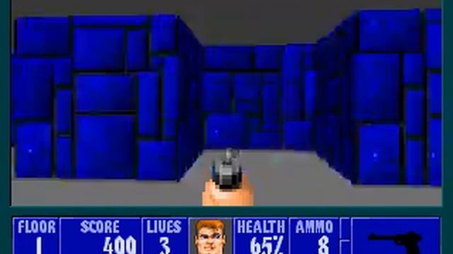 Wolfenstein 3D Gameplay Clip