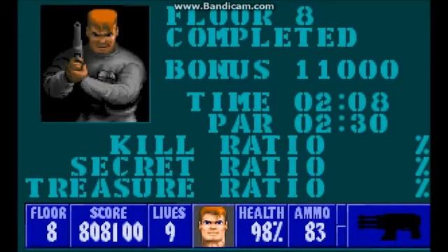 Wolfenstein 3D: Island Of Death (Custom Level Mod) - Episode 1 Floor 8