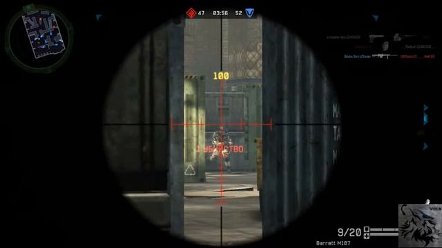 Warface:Игра с Barret M107