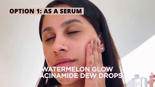 How To Use Glow Recipe Watermelon Glow Niacinamide Dew Drops