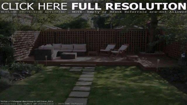 Small Back Garden Patio Ideas