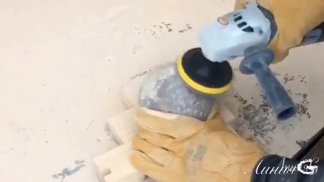 Чаша с тремя шарами. Ручная работа