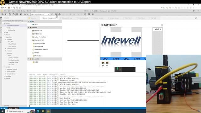 4_Demo_ NewPre2300 (OPC UA Server) Connection To UAExpert (Client), Poor Audio Quality