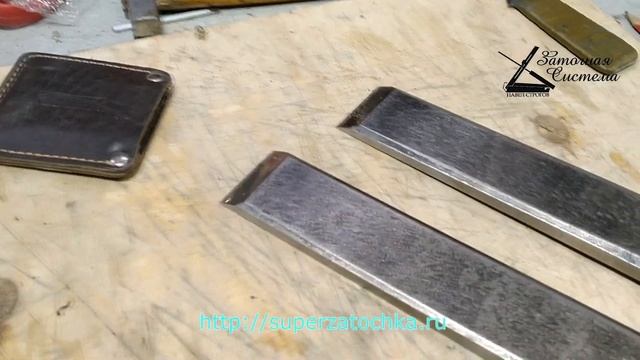 Друзья мебельщики принесли поправить замечательные стамески.