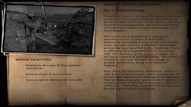 Let's Play Return To Castle Wolfenstein 033 - Heading Into Town