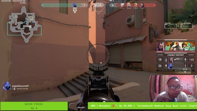 🔴Live Kangen Valorant Gk Sih !! (Media Share = ON)!