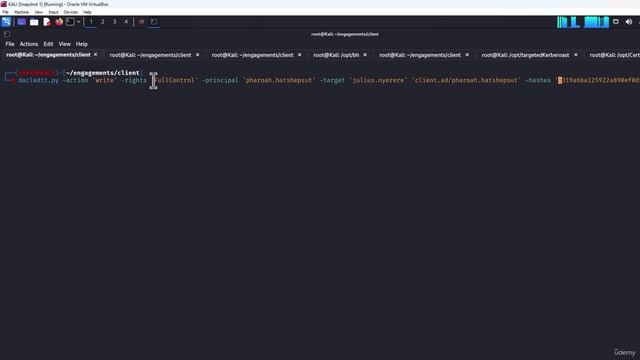 AD Pentest 05 Module  - 49 -Abusing ACL Via WriteDACL Attack