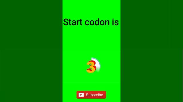 Start Codon Is