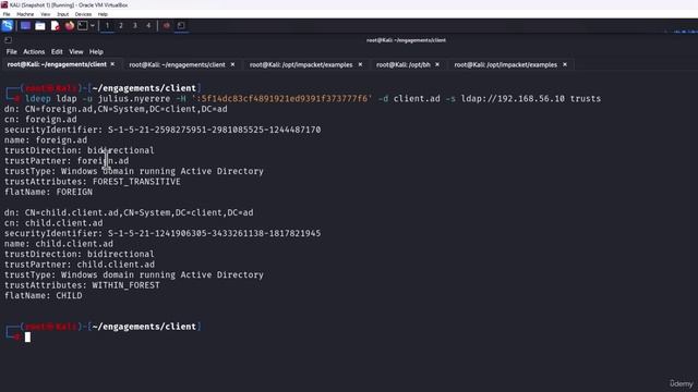 AD Pentest 05 Module  - 52 -Mapping Forest Trusts