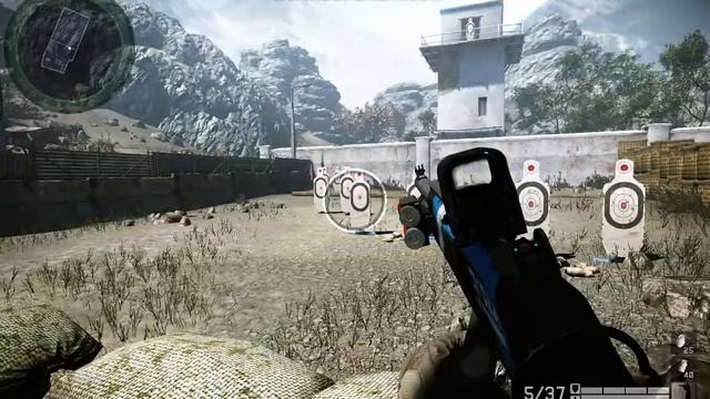 Warface:Стрельба с бинели!