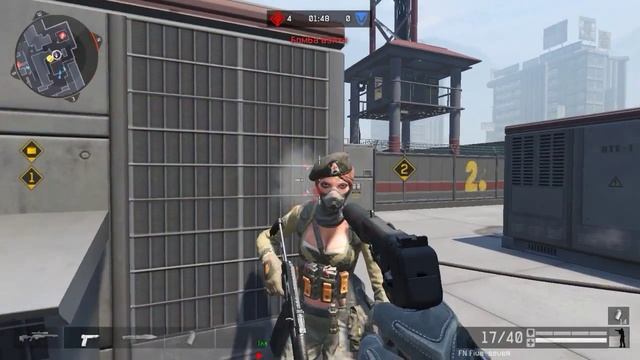 Warface - попал в голову один раз)