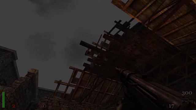 Прохождение Return To Castle Wolfenstein. + МОНТАЖИКИ. Часть 8. Защита танка и побегушки по руинам.