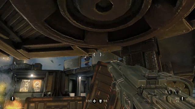 Wolfenstein: The New Order 100% Uber Playthrough (part 9):  Battle Of The Flight Deck