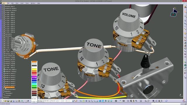 CATIA V5 - ELECTRICAL HARNESS ASSEMBLY