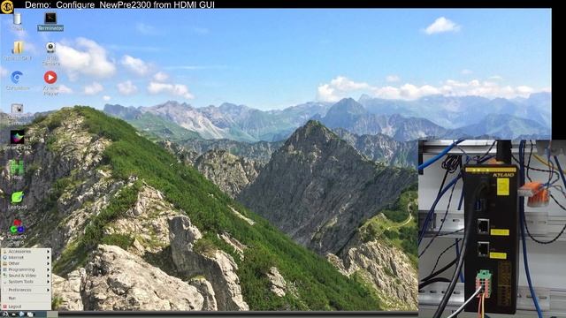 1_Demo_ Configure NewPre2300 From HDMI GUI