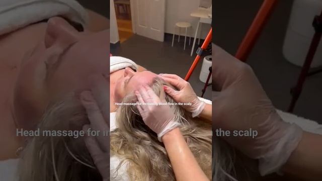 Head Massage For Increasing Blood Flow In The Scalp #hair #hairloss #hairgrowth #hairtreatment