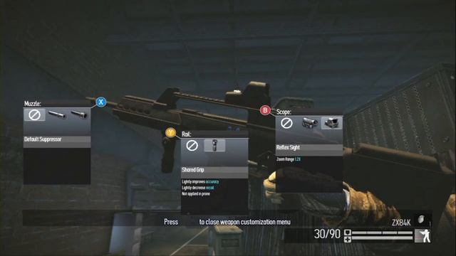 Warface: ZX84K Gun Review (Xbox 360 Edition)