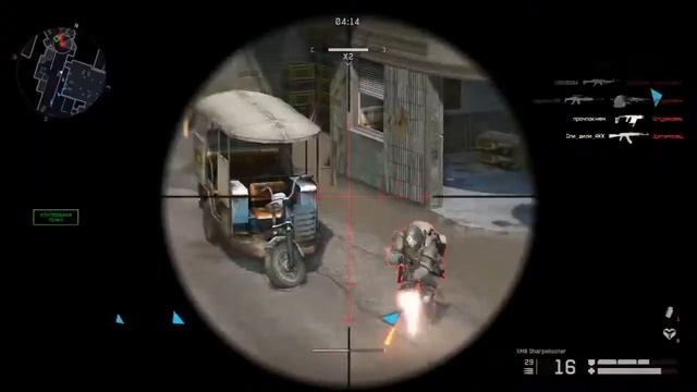 Играю за снайпера в Warface