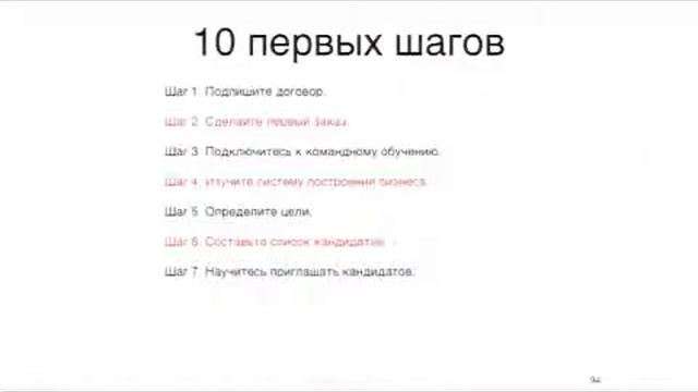 МЛМ 10 первых шагов (часть 4)