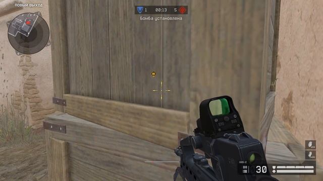 Хороший камбек с VHS-2 1 против 5 на РМ в Warface #30