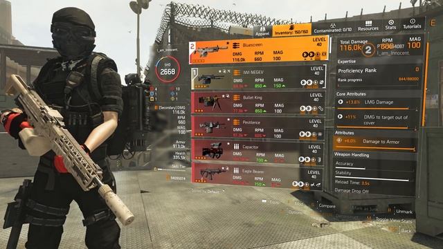 PTS New Bluescreen LMG + Vile Mask Is Broken! PTS Testing! The Division 2 PTS