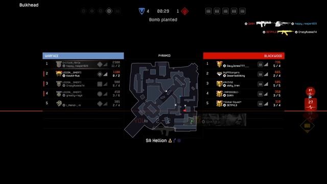 Warface Ranked L Golden Kriss Super V Custom