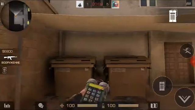 Играем с другом 1 на 1 , на сантстоун , без прицела!