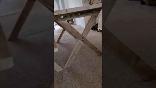Rustic Table And Bench