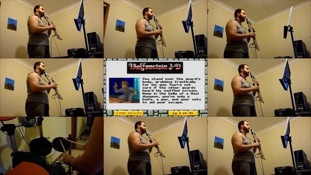 Wolfenstein 3D (PC) - 'Main Menu' EWI Multitrack