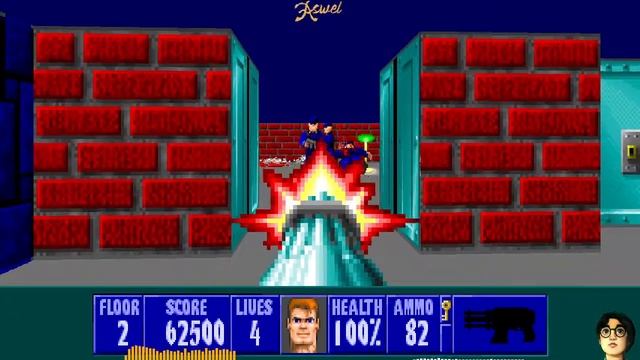 Wolfenstein 3D (1992) ► Part 32: E4M2 ► I Am Death Incarnate! ► 100%