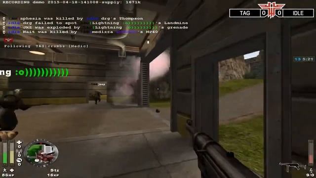 ET - TAG Vs IDLE, Reborn LAN 6on6 - Group B [Enemy Territory]