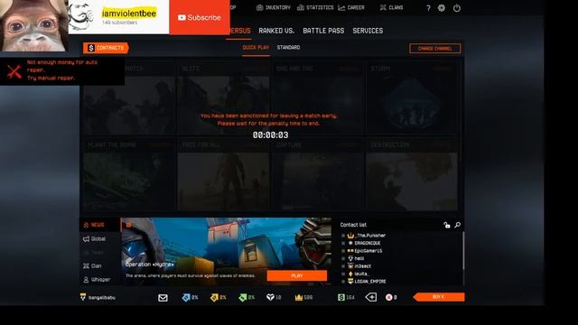 #WARFACE 2020 Extreme Epic #gameplay - The Game Is So Tough  - To Many Hacker - #iamviolentbee