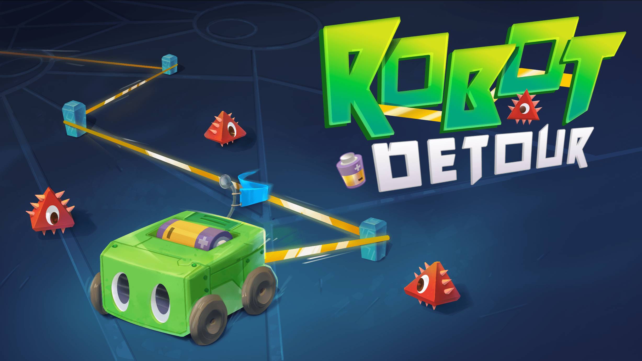 .....Robot Detour. Робот на ниточке.