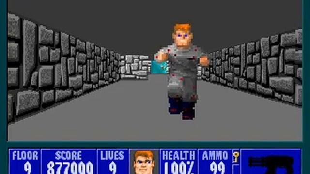 Wolfenstein 3D (PC DOS) - Floor 1-9